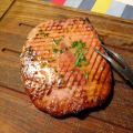 Gegrilde plak ham
