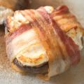 Portobello's met geitenkaas en ontbijtspek