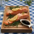 Geroosterde zalmfilet met Schotse whisky op de[...]