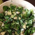 Salade met veldsla en geitenkaas van Monique