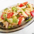 Mediterrane pastasalade